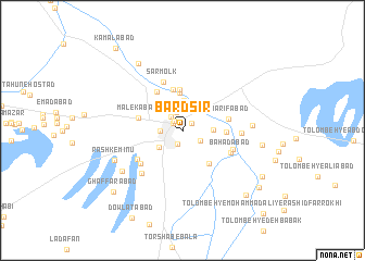 map of Bardsīr