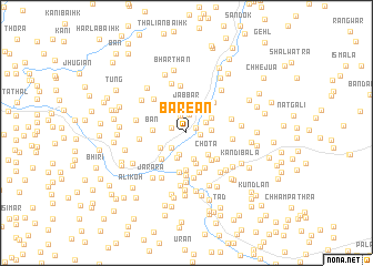 map of Bāreān