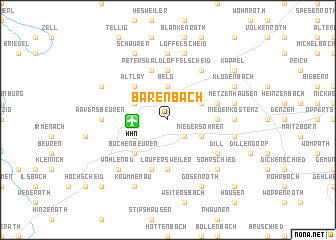 map of Bärenbach