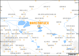 map of Bärenbrück