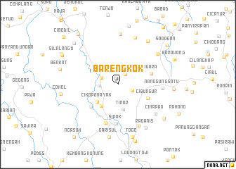 map of Barengkok
