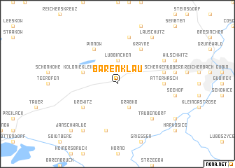 map of Bärenklau