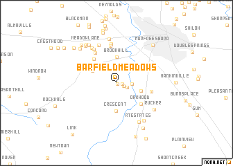 map of Barfield Meadows
