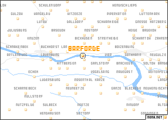 map of Barförde