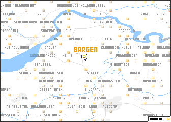 map of Bargen