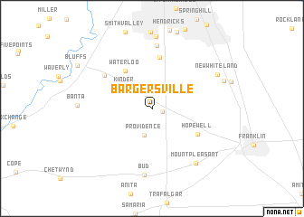 map of Bargersville