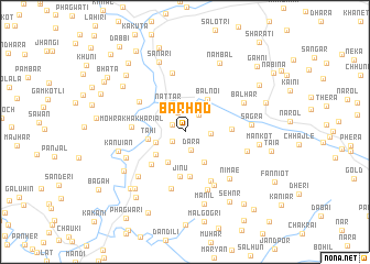 map of Barhad