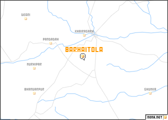 map of Barhaitola