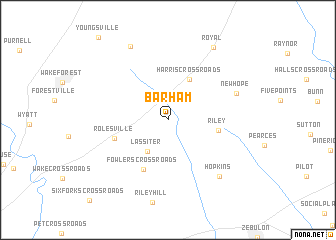 map of Barham