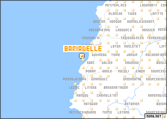 map of Bariadelle