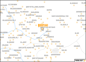 map of Barīhī