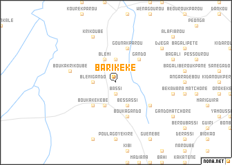 map of Barikéké
