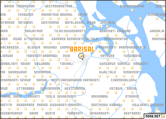 map of Barisāl