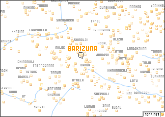map of Barizuna