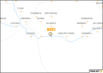 map of Bari