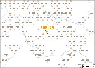 map of Barjas