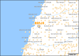 map of Barja