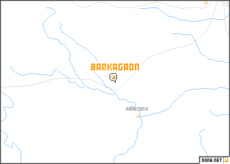 map of Barkāgaon