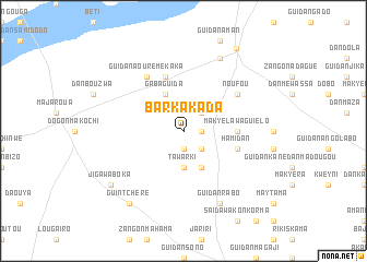 map of Barka Kada