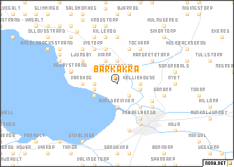 map of Barkåkra