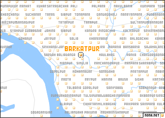 map of Barkatpur
