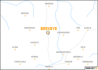 map of Barkaya