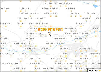 map of Barkenberg