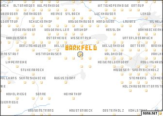 map of Barkfeld