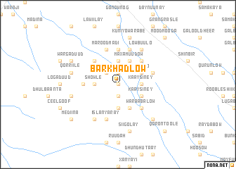 map of Barkhadlow