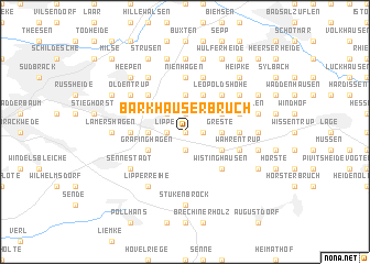 map of Barkhauserbruch