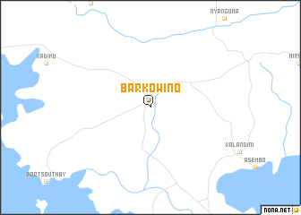 map of Barkowino