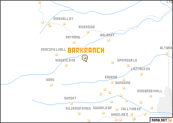 map of Bark Ranch