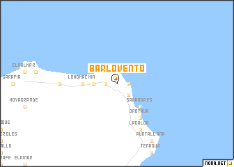 map of Barlovento