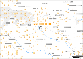 map of Barlovento