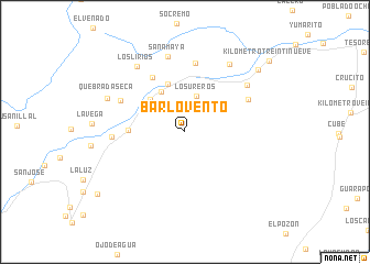 map of Barlovento