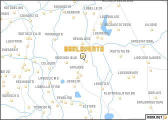 map of Barlovento
