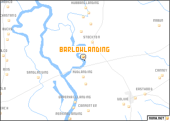 map of Barlow Landing