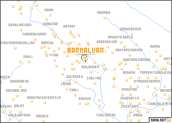 map of Barm Alvān