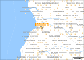 map of Bārmāyā