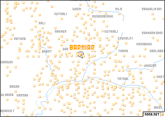 map of Barmiār