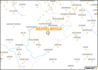 map of Barmol Bānda