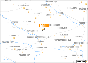 map of Barna