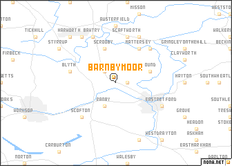 map of Barnby Moor