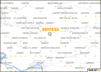map of Barneau