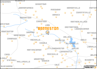 map of Barneston