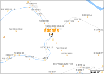 map of Barnes