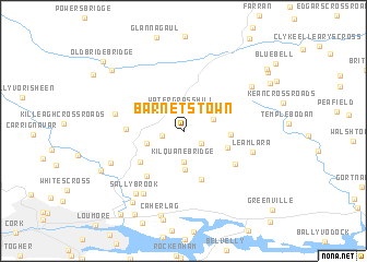 map of Barnetstown