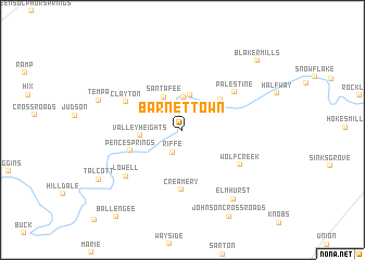 map of Barnettown