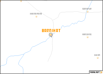 map of Barni Hāt