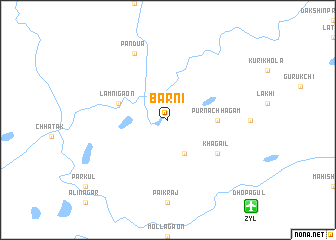 map of Barni